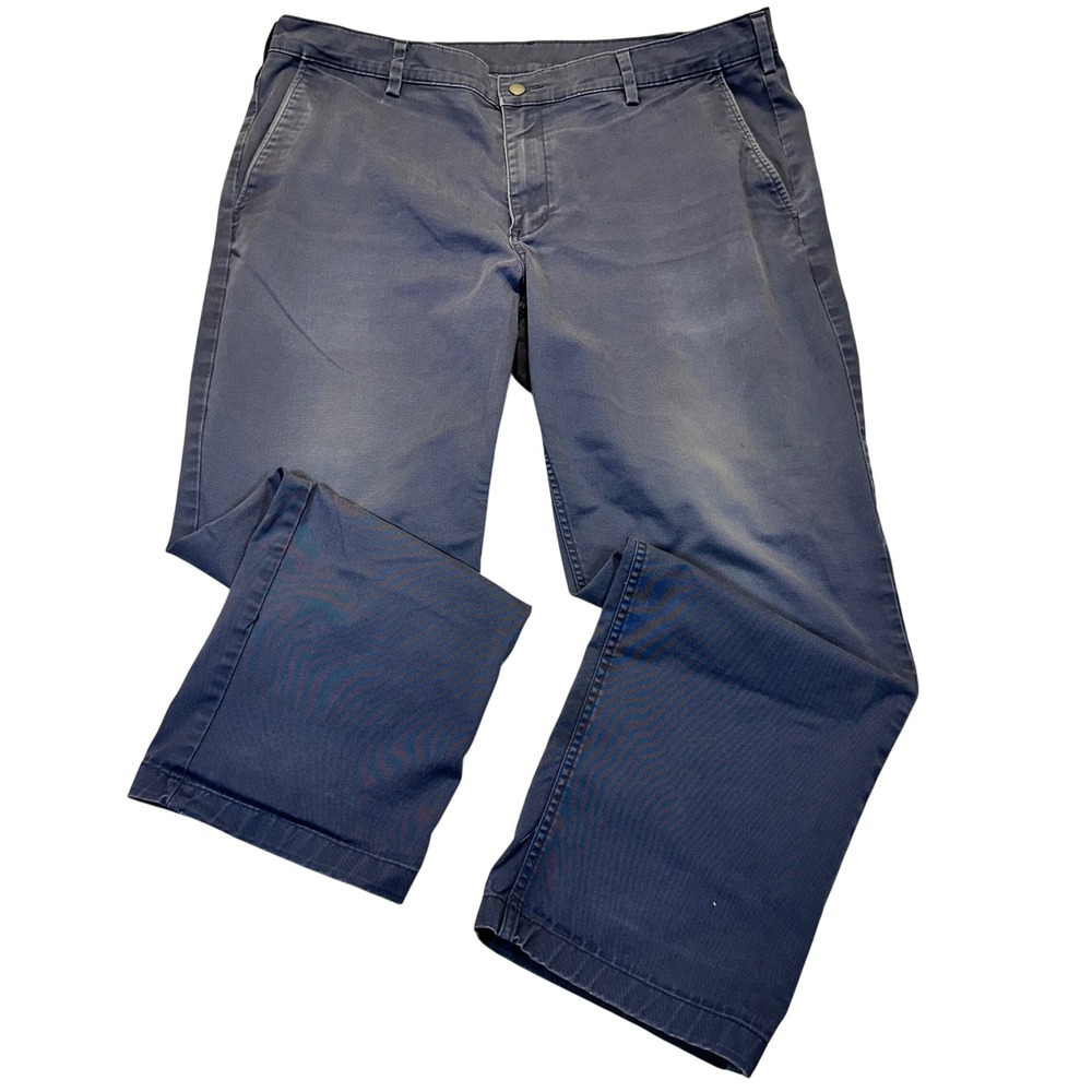 40 Grit Duluth Trading Co Pants Mens 42x30 Blue Gray Rugged Workwear Gorpcore